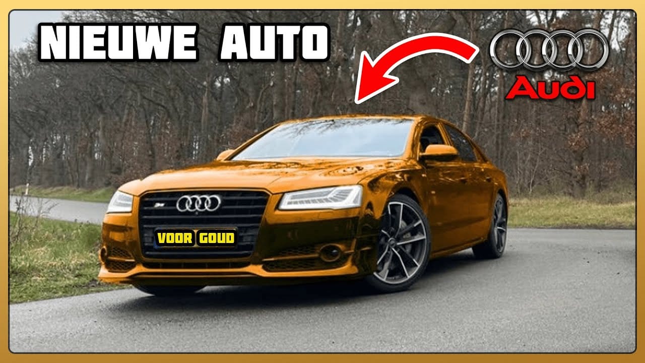 De bizarre auto's van Joel Beukers: dit staat er achter de kentekens 11 Audi S8 in YouTube-context